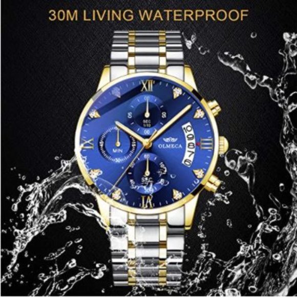 Men's Sporty Casual Chronograph Wrist Watch - Picture 6 of 7